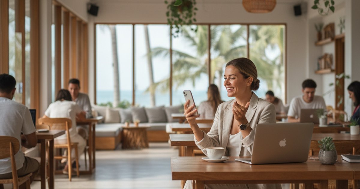 Business eSIM Bali - 50GB priority data for corporate travelers